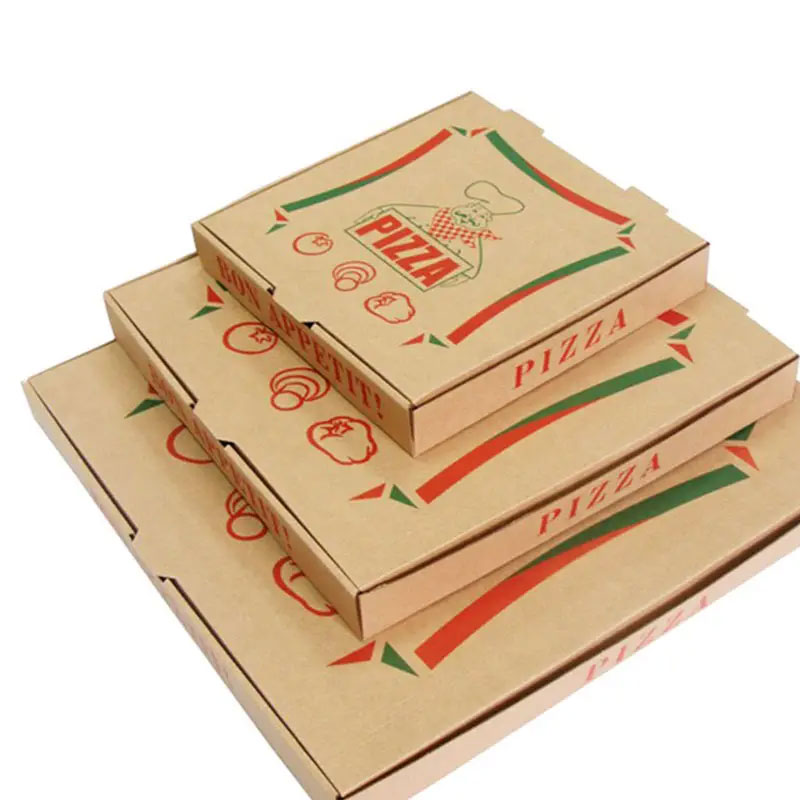 corrugated delivery pizza box