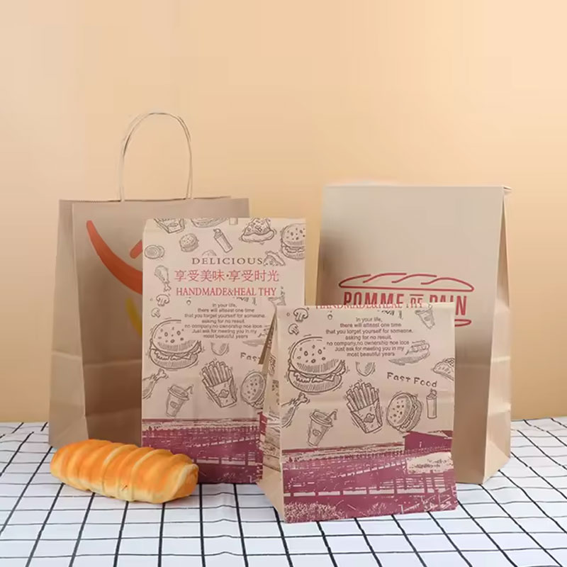 Takeaway Packaging Craft Paper Bag